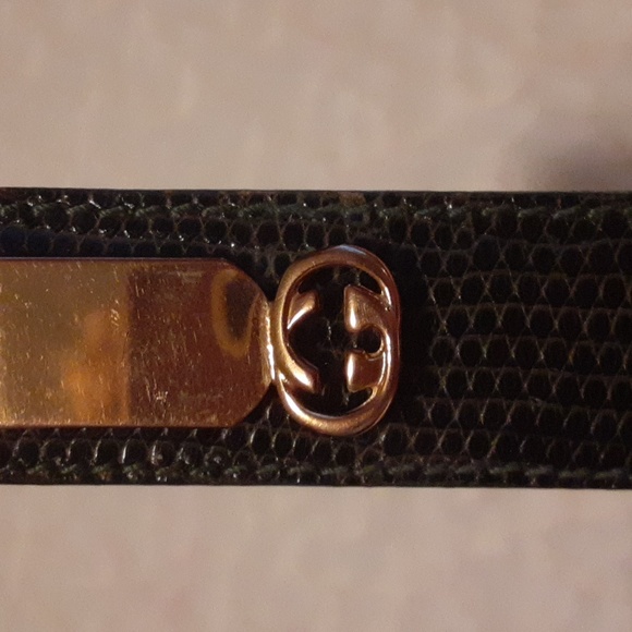 Vintage!!! Gucci Gold- Plated, Letter Opener with Leather Case - Picture 2 of 6